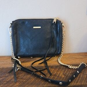 Rebecca Minkoff Mini 5 Zip Leather Crossbody Bag